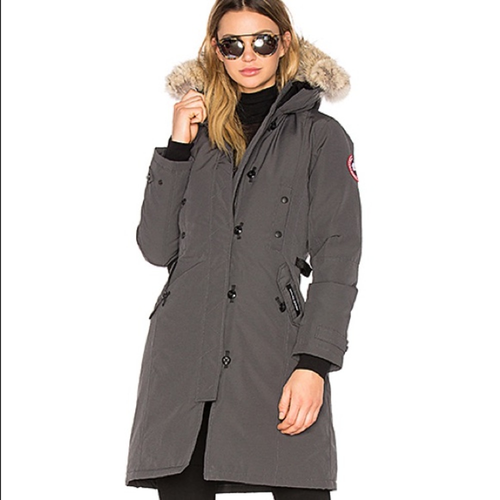 COPY - Canada Goose Kensington Parka in Graphite
